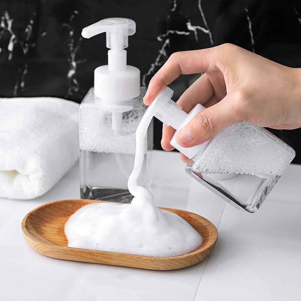 Foam Press Soap Dispenser 250ml/400ml Water Pump-Dispenser Foaming Soap Dispenser Pump-Bottle Liquid Soap for Kitchen Office
