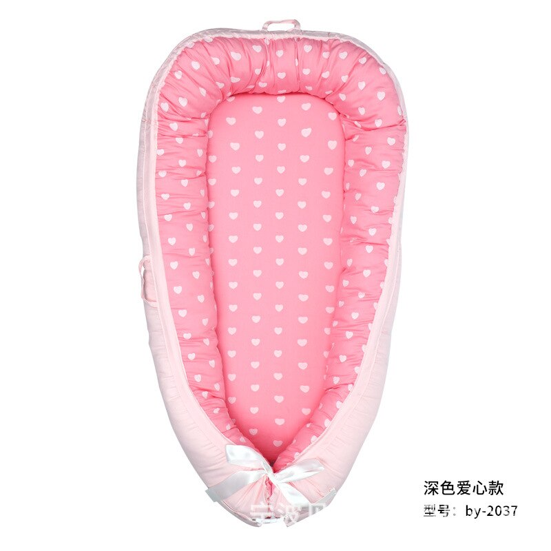 Explosions baby bed in Portable Crib Baby Bed Grey Elephant Fabric Baby Bionic Bed room decor: 6 80-50CM