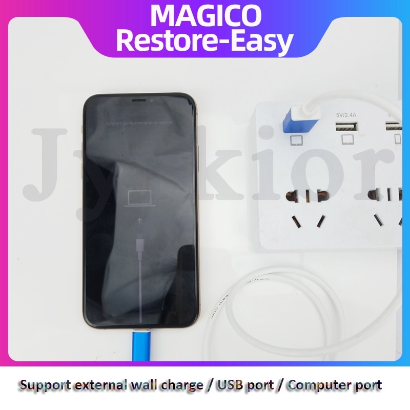 Magico Restore - Easy Cable for iPhone iPad Automatic Restoration Automatic DFU mode Upgrade Online Check Serial Number