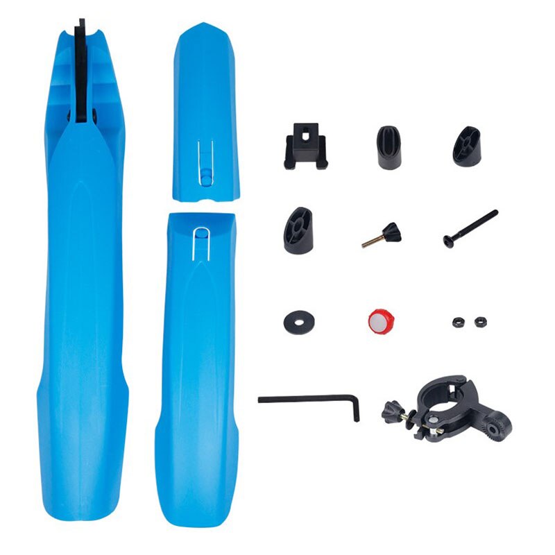 1 Paar Fiets Spatbord Met Led Mtb 24 26 27.5 Inch Voor/Achterwiel