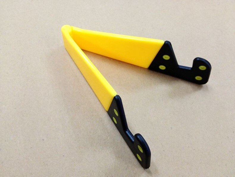 Soporte de tablet portátil plegable soporte de montaje soporte de base para Ipad pro mini 7,9 air 9,7 ''10,2 10,5 11 12,9 pulgadas forma de V: Amarillo
