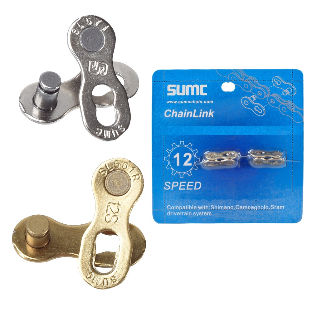 2 Pairs Bike Chain Magic Master Missing Link 6/7/8s 9/10/11/12s Chain Link Connector Bike Quick Magic Buckle Button Master Links