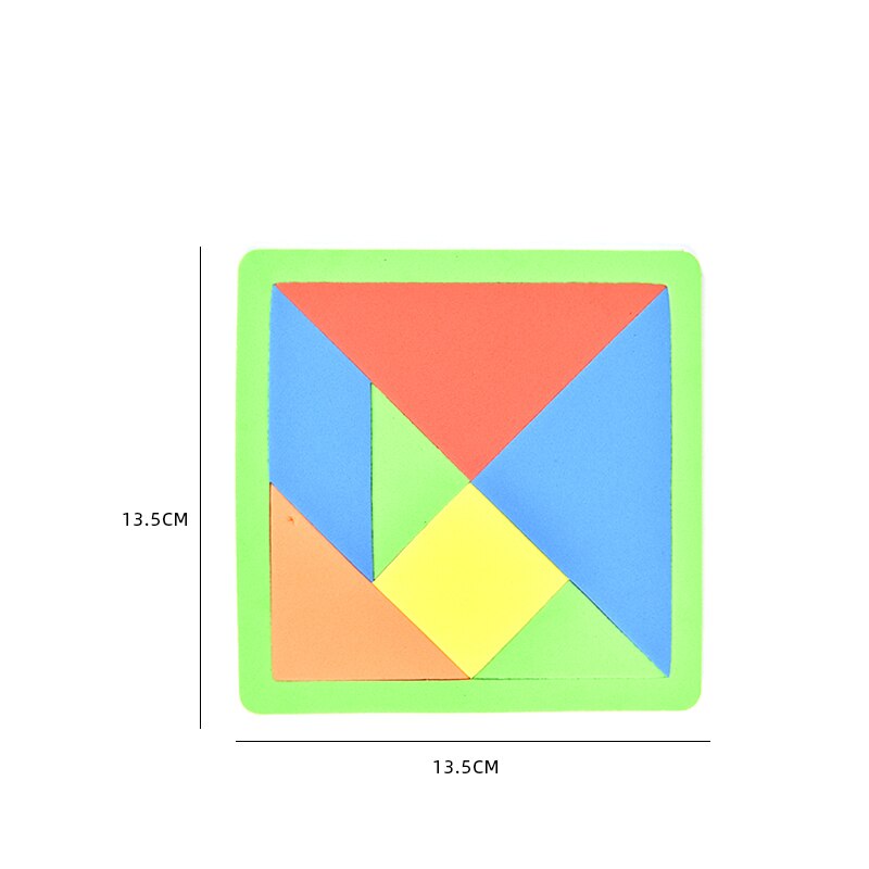 Rompecabezas para educación y aprendizaje Saizhi, rompecabezas 3d para niños, rompecabezas Tangram, Tetris, rompecabezas geométrico, juego SZ3028