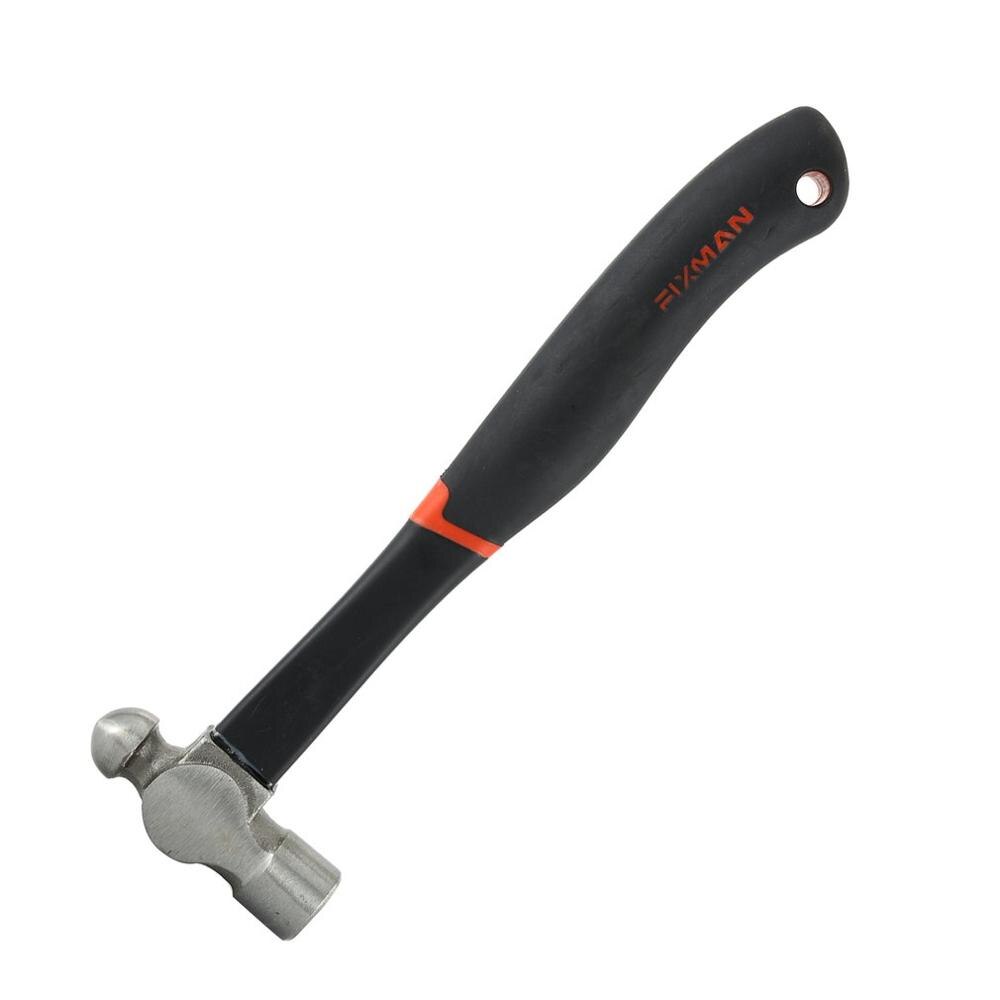 Non-Slip Round Head Hammer With Wooden Handle Steel Ball Pein Hammer For Woodworking Machinist Repair Hand Tool