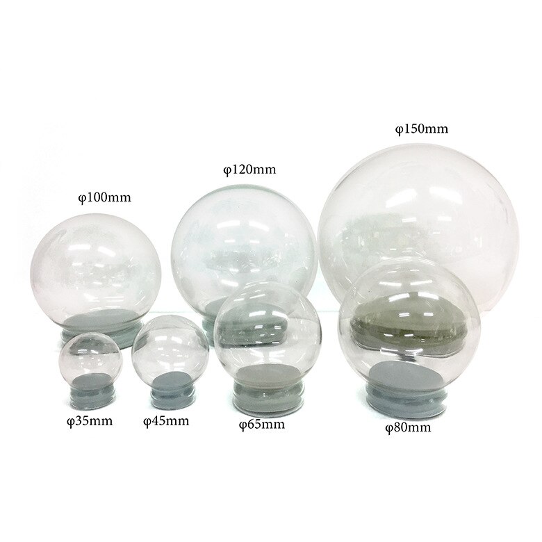 Boule à Neige Vide en Verre, de Diamètre de 45, 65, 80, 100 ou 120 mm, Accessoire pour Décoration à Faire Soi-Même, Promotionnel,