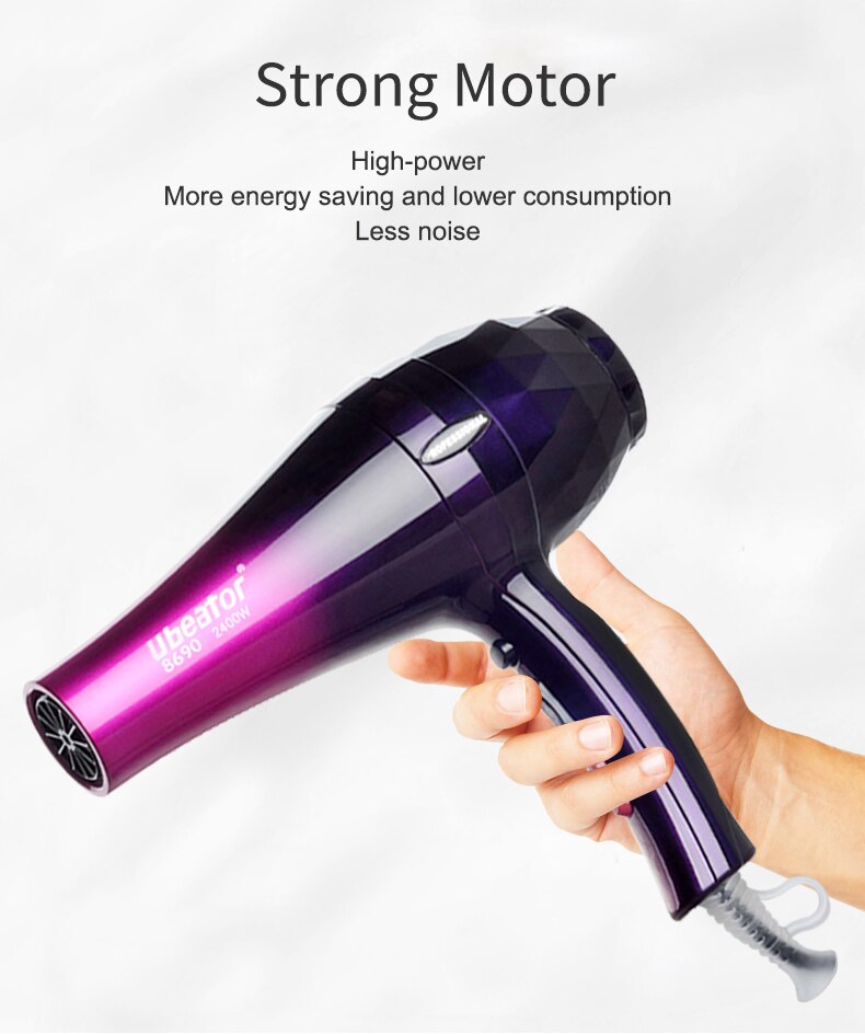 Powerful And Cold Wind Hair Dryer Blow dryer Styling Tools For Salons and household use