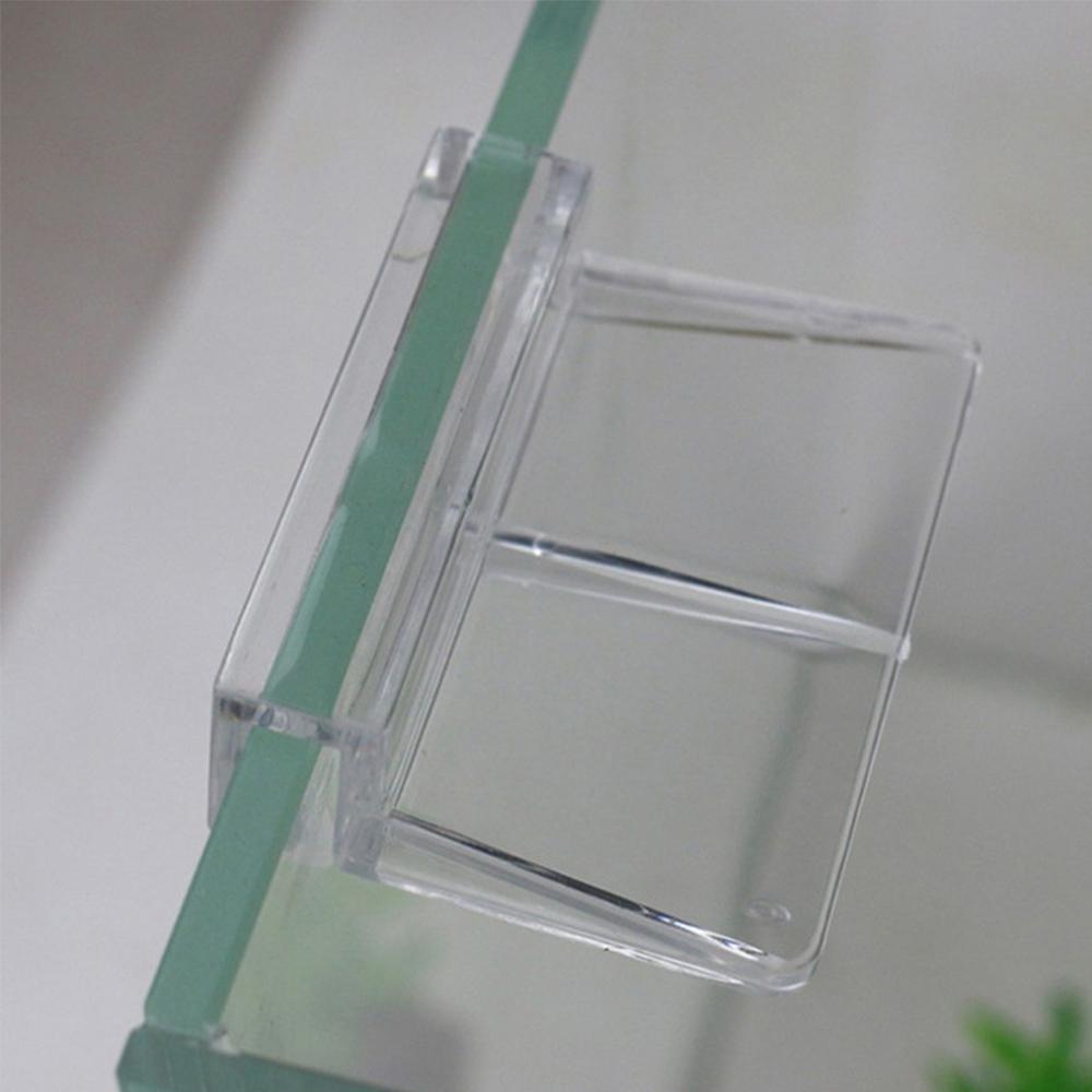 4 stk akryl akvariefisk akvarium glas klip glasdæksel holder til 6/8/10/12mm glas