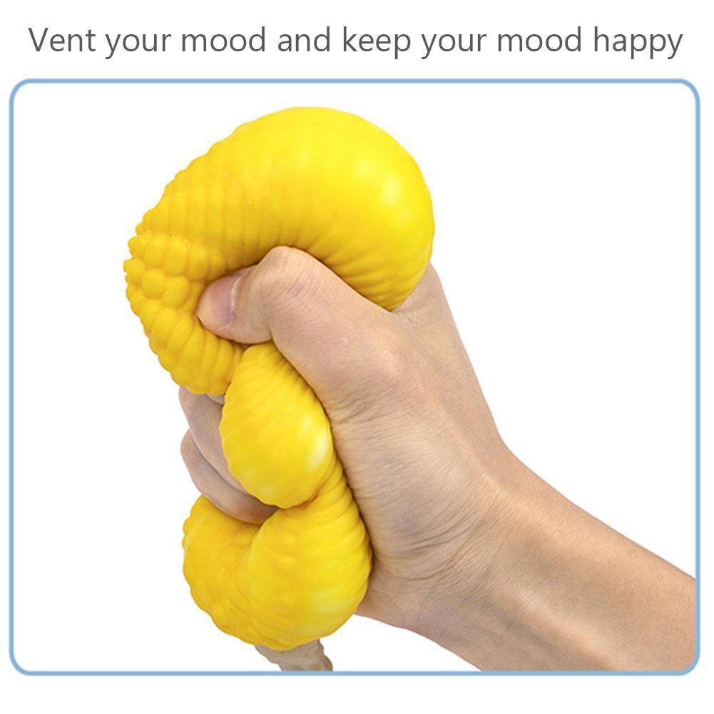 Mond Kuchen Wassermelone Pfirsich Hamburger Mais Anti betonen Ball Lustige Gerät entlüften Dekompression Spielzeug Autismus betonen Linderung Spielzeug