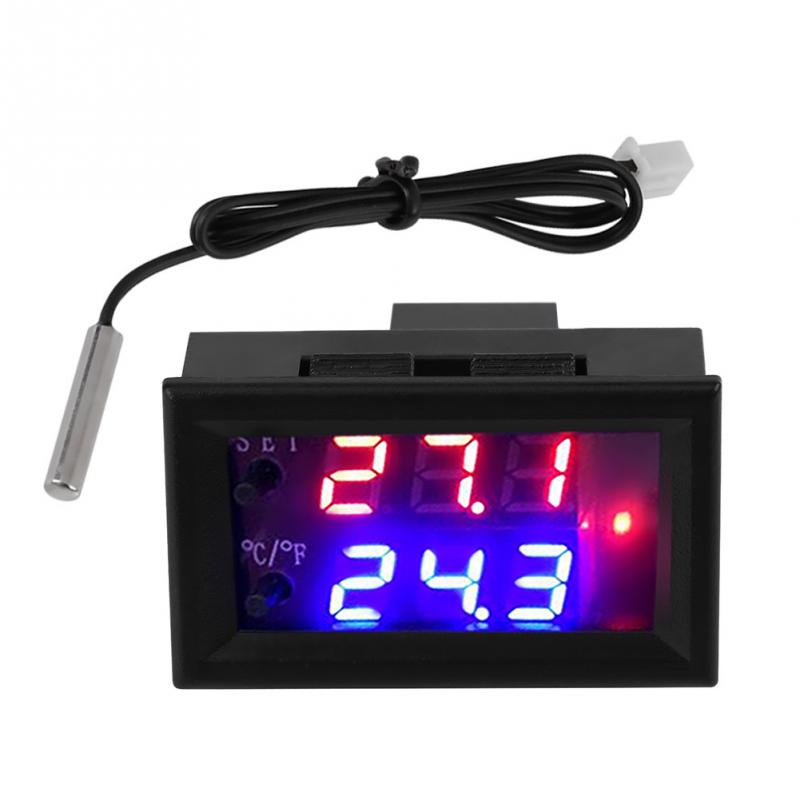 Digital Display Microcomputer Thermostat Temperature Controller Switch with Sensor DC12V termometro temperature meter