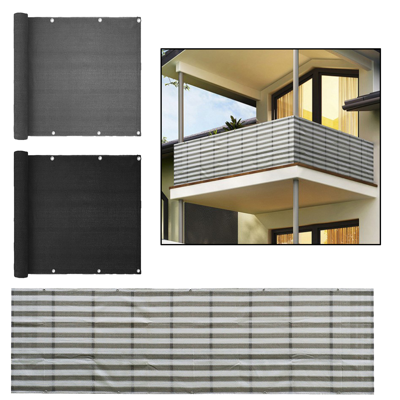 Fence Privacy Screen Cover Sunshade Net Porch Patio Pool Rails Pool Fence