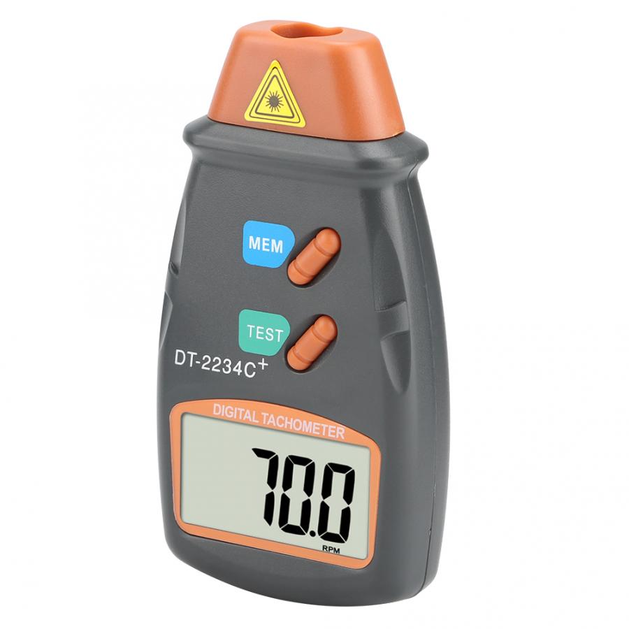 Digital Tachometer Handheld Tachometer Non Contact Tester Rate Meter Tool Air Meter