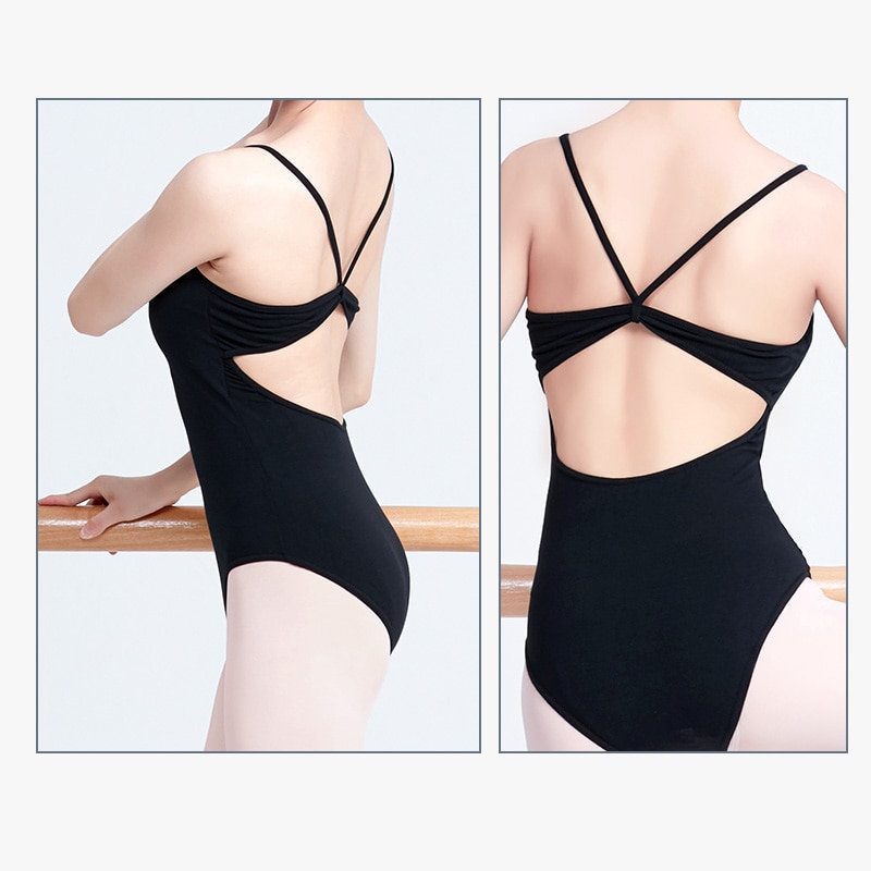 Woman Ballet Leotard Adult Ballet Clothing Gymnastics Leotard For Dance Black Strap Leotards For Women