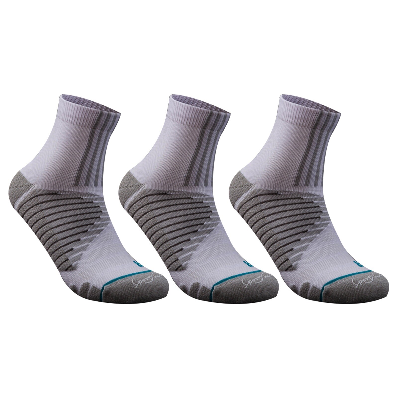 3 pares de calcetines de tobillo para deportes de antideslizante transpirable para los hombres de baloncesto accesorios Calcetines tamaño M(39-43): 5