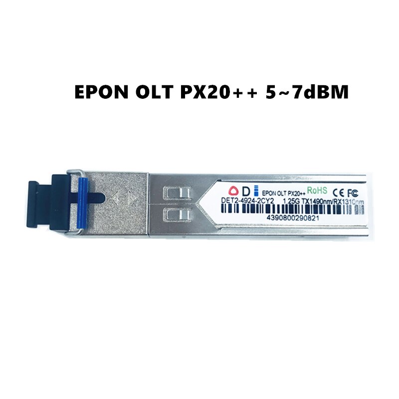 EPON OLT ricetrasmettitore ottico FTTH PX 20 + 20 + + 20 + + + SFP solutionmodule per OLT1.25G 1490/1310nm 3-7dBm ethernet SC OLT: 20P2