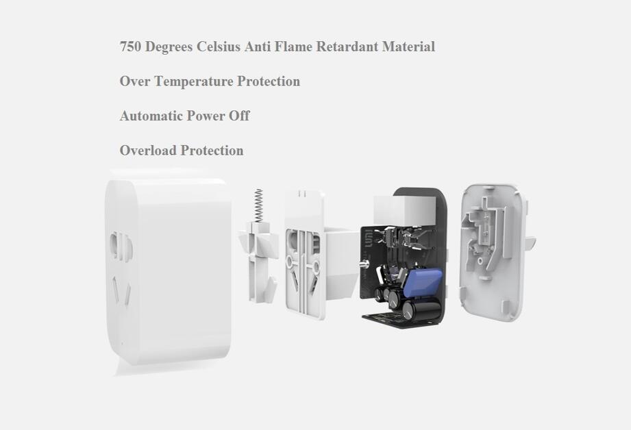 Xiaomi-enchufe inteligente Mi Zigbee, interruptor de Control inalámbrico por aplicación WiFi, enchufe con temporizador para UE, EE. UU. Y Australia