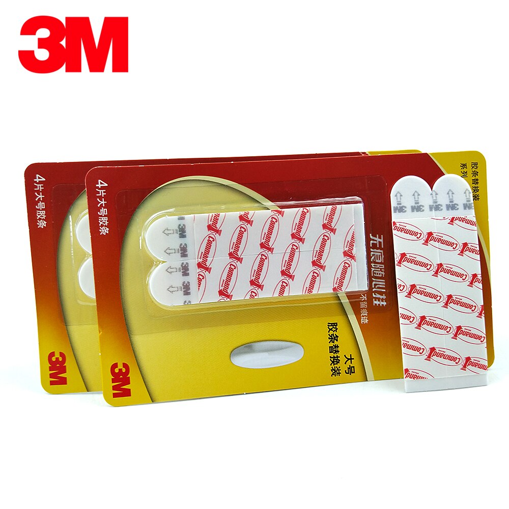 3M Command Refill Adhesive tape, Holds Strongly, Removes Cleanly,2 Packs large size