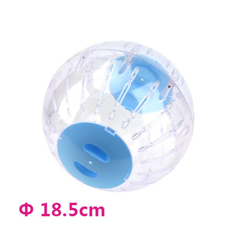 1pc Big Size Mouse Rat Hamster Toys Transparent Plastic Small Pet Toy Running Jogging Playing Ball For Dia 18.5cm