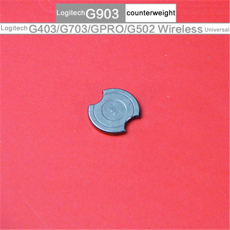 Accesorios para ratón Logitech G903/G900, receptor de botón lateral, contrapeso, cubierta trasera, cable USB, adaptador de rodillo, almohadilla de pie, juego completo: G903 counterweight
