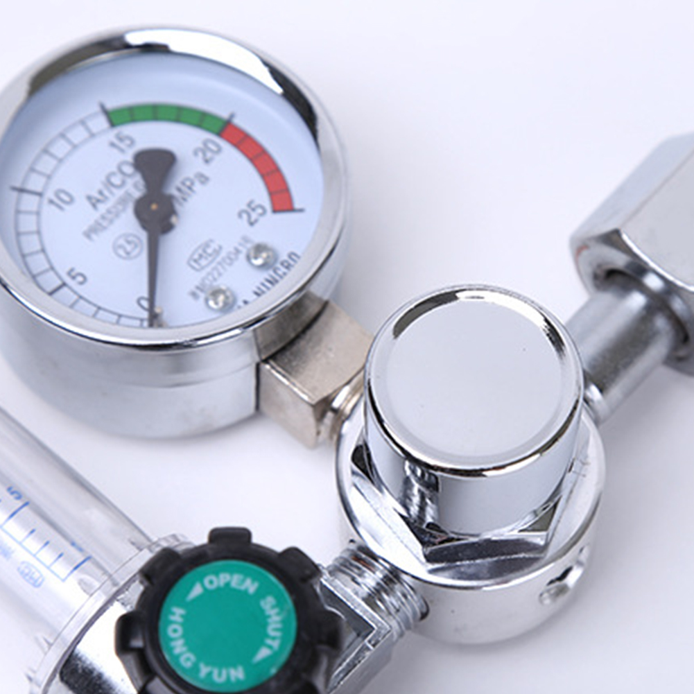 Welding Gas Meter Argon CO2 Pressure Flow Regulator MIG MAG Weld Gauge Argon Regulator Pressure Reducer