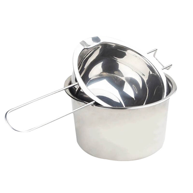 Rvs Lange Steel Wax Smeltkroes DIY Geurkaars Zeep Chocolade Boter Smelten Pot Handgemaakte Zeep Chocolade Gereedschap