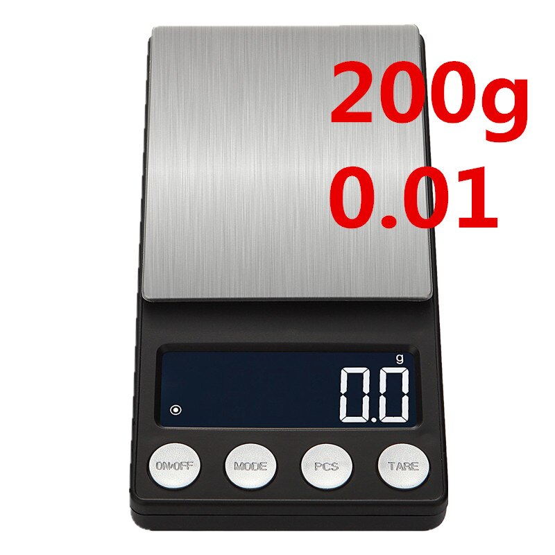 Digital Scale LCD Electronic Kitchen Scale 500g 0.1/500g 0.01/200g 0.01 Food Weigh Portable Weighing Scales 40%off: 200g 0.01