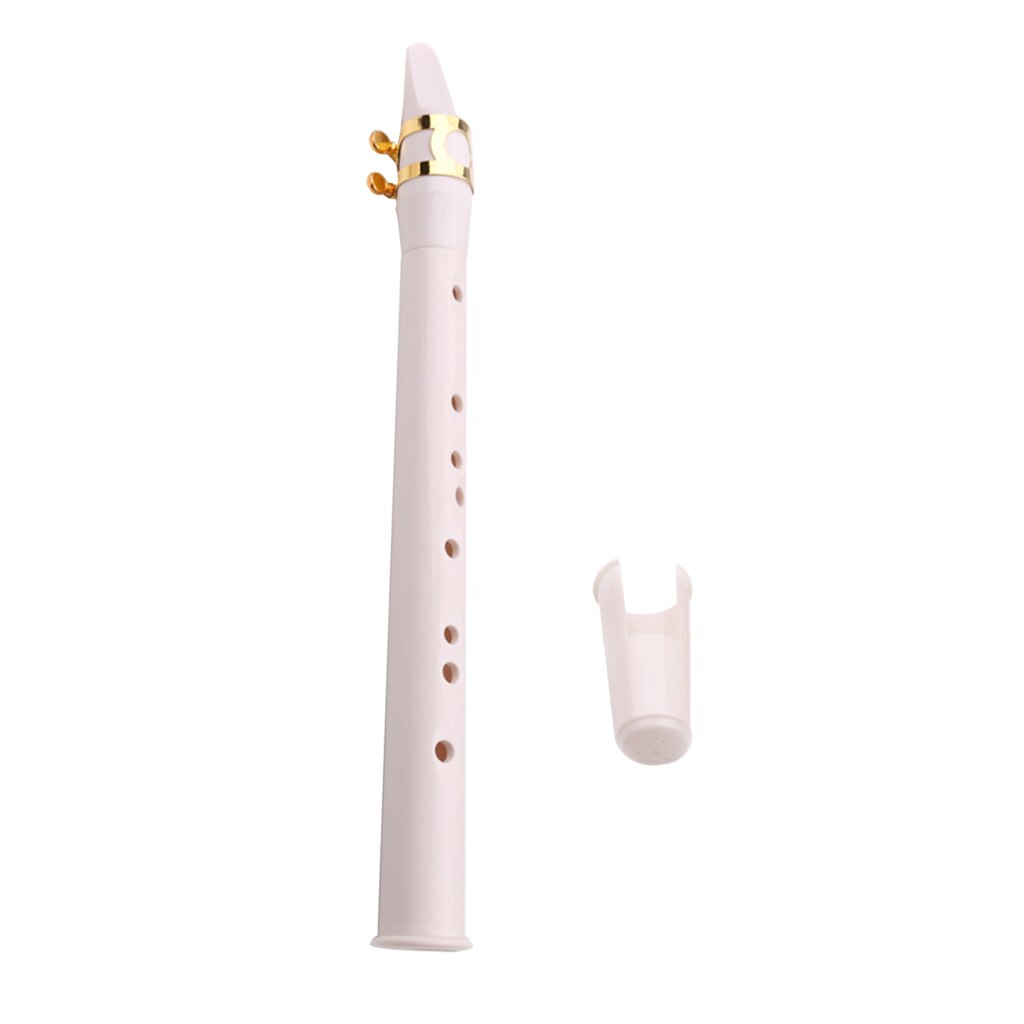 Saxofón Mini, instrumento Musical portátil, blanco