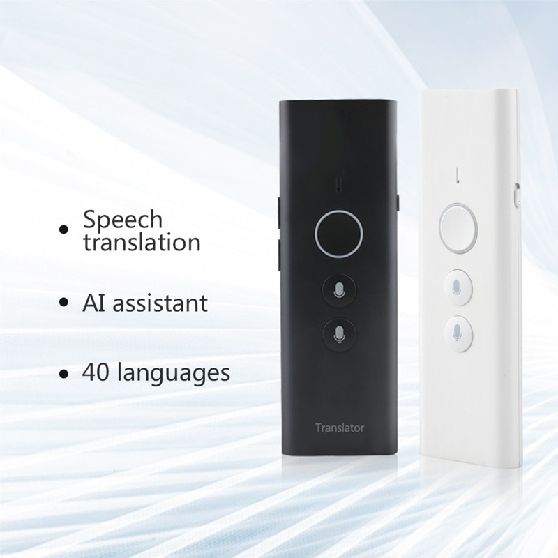 T8 Mini Intelligent Voice Translator Portable 2.4G/WiFi/Hotspot Translator 40 Languages Intertranslation Learn Travel Translator