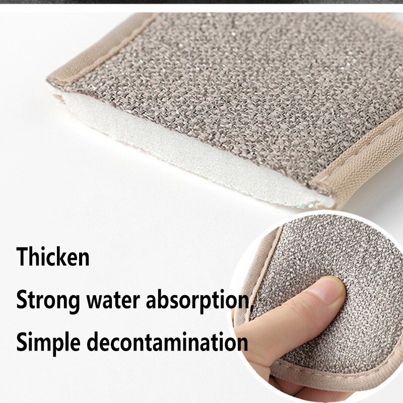 Household Magic Sponge For Moving Kitchen Accessories Bathroom Cleaning scourer pan brush Scouring Pad