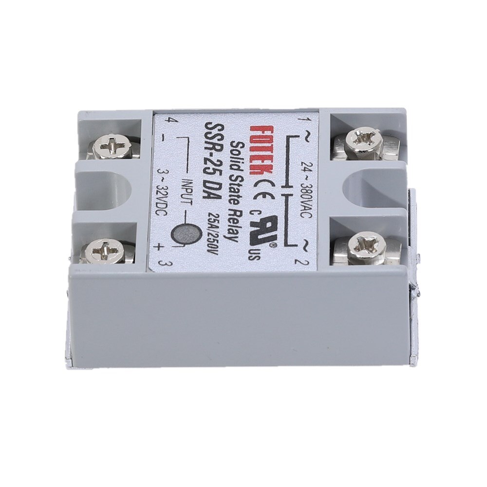 Solid State Relais SSR-25DA 25A Eigenlijk 3-32V Dc Naar 24-380V Ac Ssr 25DA Relais solid State Resistance Regulator