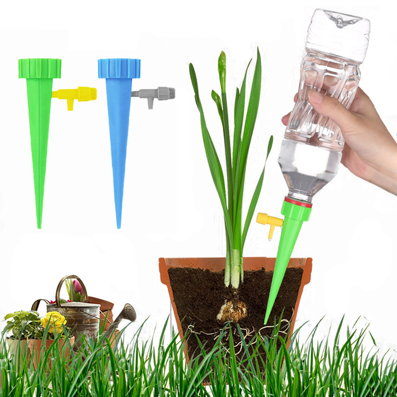 Tropfbewässerungsset für Töpfe, automatisches Bewässerungssystem für Gartenpflanzen, Zimmerpflanzen, Bewässerung, Gewächshausblumen, verstellbare Tropfer