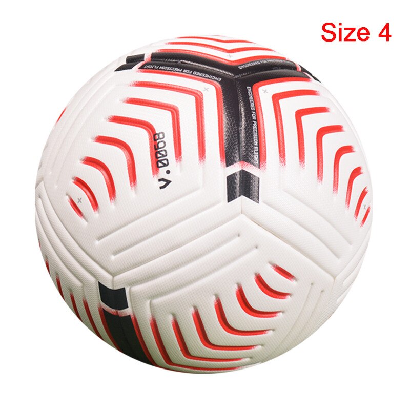 PU Match futebol Seamless Offical 4 Training Outdoor Football Material Size Team bola Sports de Size 5 Goal Soccer Ball Offi: Silver