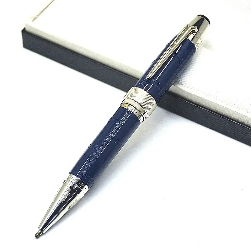 Penne a sfera rullo Edizione di lusso Scrittore santo-Exuopia Penna stilografica Scrittura a inchiostro Forniture scolastiche per ufficio Regalo di cancelleria: Grigio chiaro / OBB