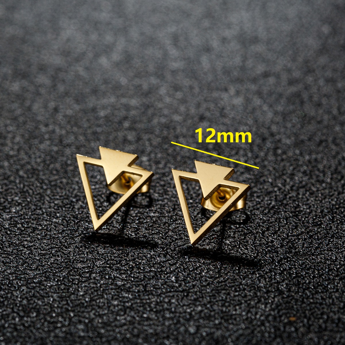 Simple Round Sea Wave Women'S Cartilage Earings Geometric Ocean Surf Stainless Steel Ear Piercing Stud Earrings Jewelry