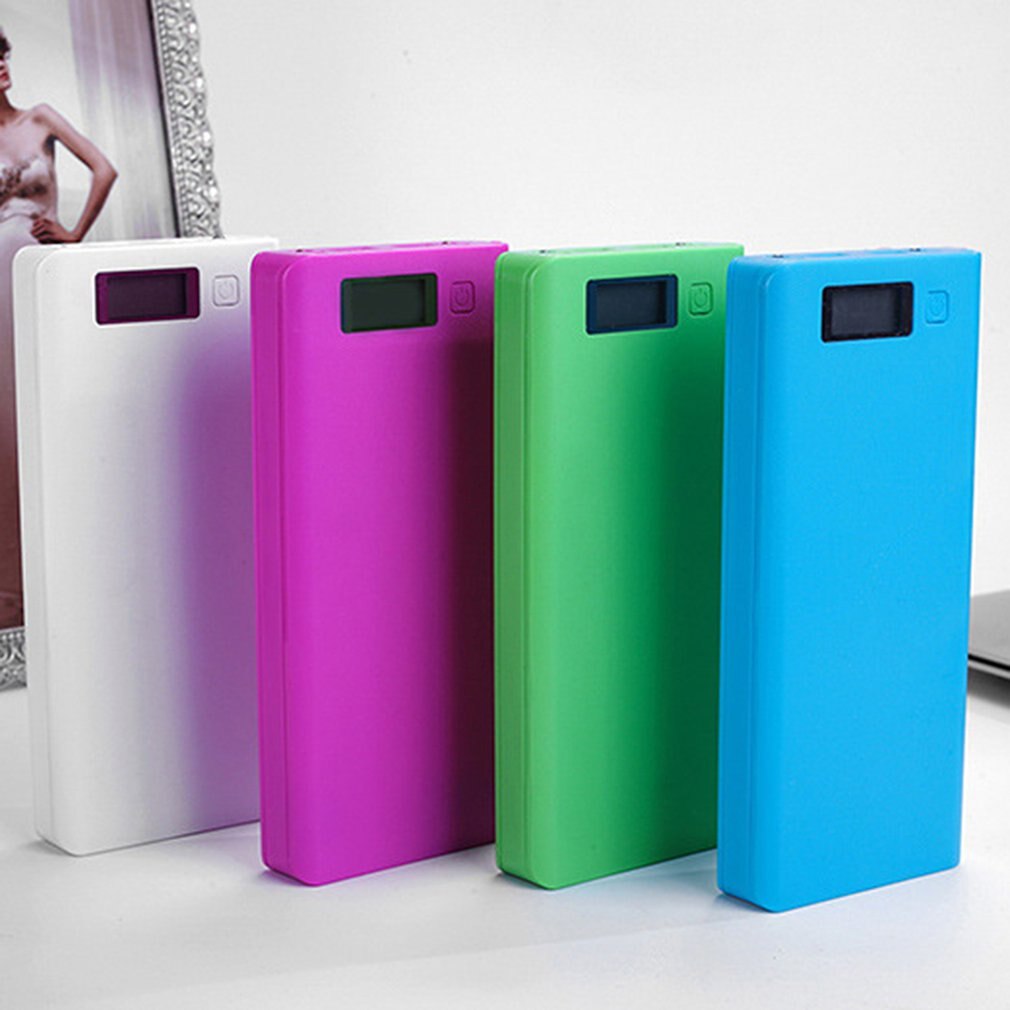 8*18650 bateria portátil power bank caso kit display digital de soldagem-livre 8*18650 kit caixa de energia móvel bateria portátil escudo