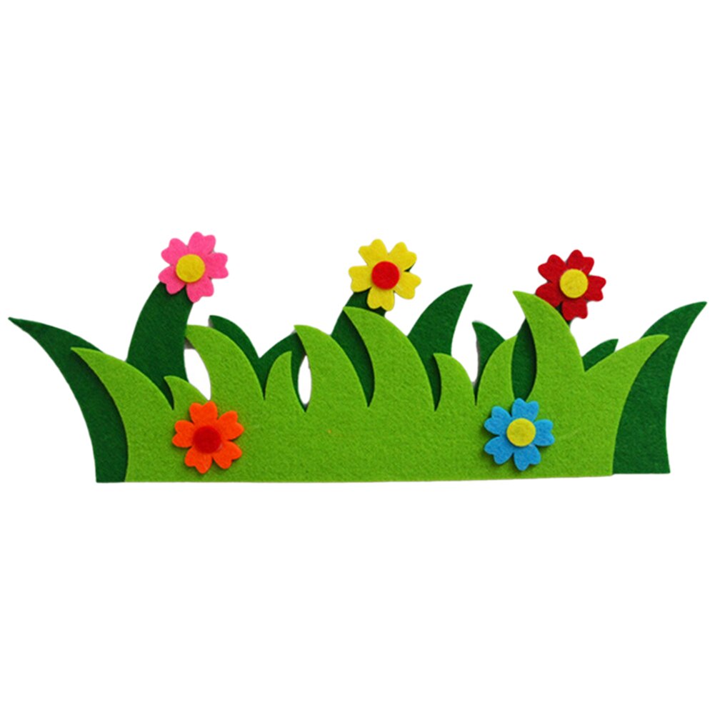 Reusable Easy Apply DIY Craft Adhesive Interactive Kindergarten Felt Cloth Sticker Removable Kids Room Decorative: 4