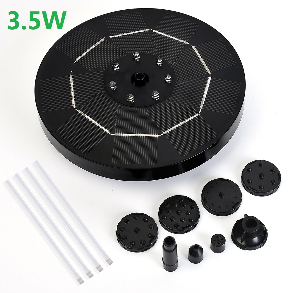 Mini Solar Water Fountain Pool Pond Waterfall Fountain Garden Decoration Outdoor Bird Bath Solar Powered Fountain Floating Water: Lavender