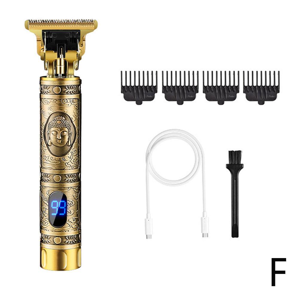Hair Clippers Electric Cordless Trimmer Cutting Machine Set Barber: F