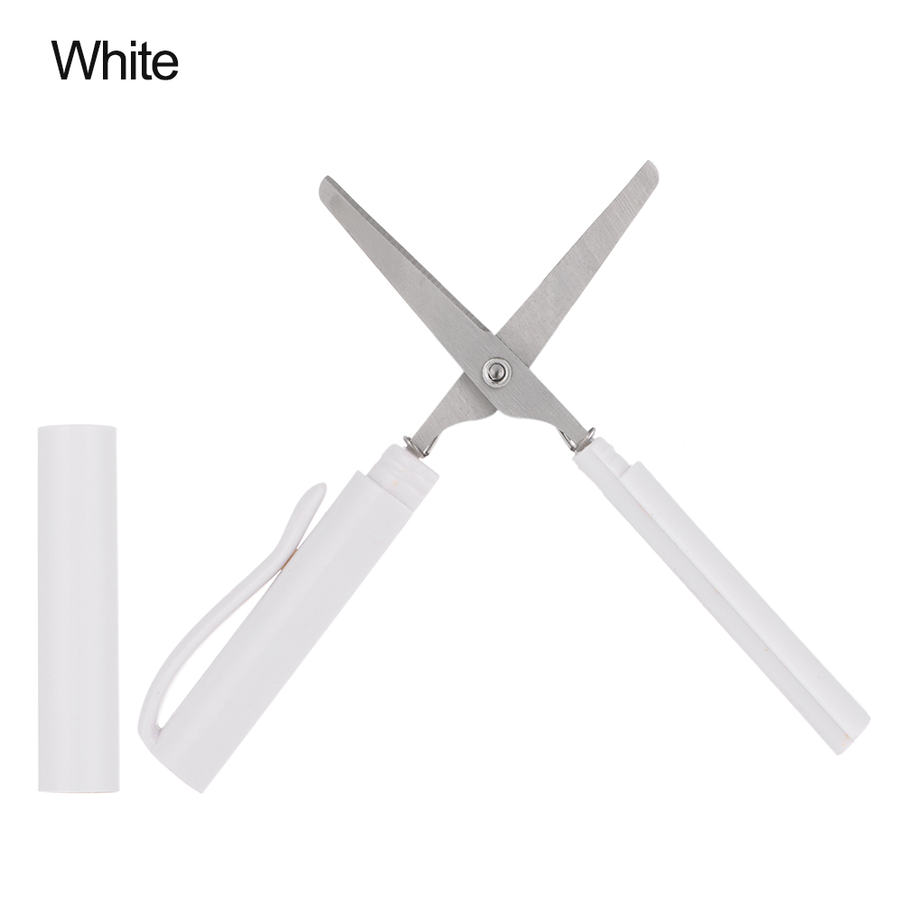 1Pc Kreative Stift bilden Schere Kawaii Multifunktions Falten Schere DIY Tragbare Papier-Schneiden Kunst Werkzeug Schule Büro Liefert: Burgunderrot