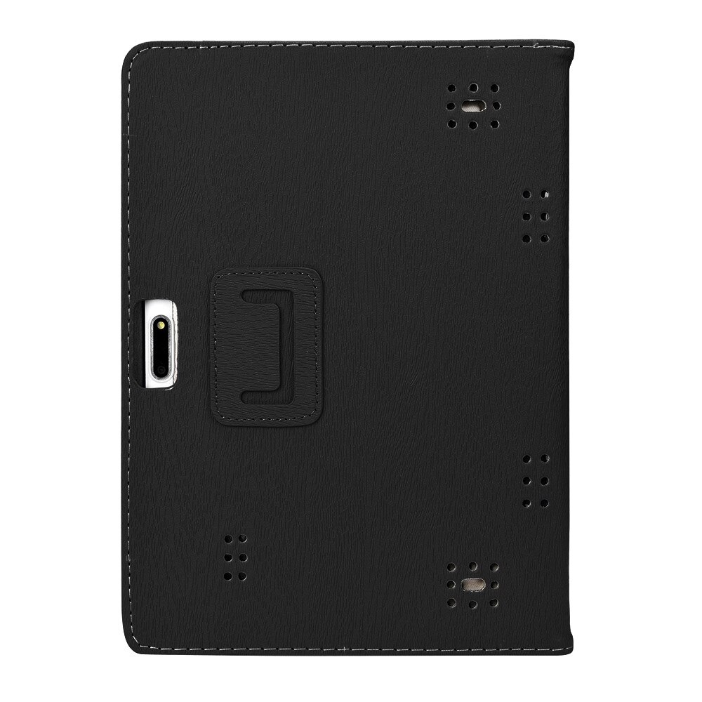2in1 uniwersalny Folio skórzane etui przypadku do 10 10.1 Cal tablet z androidem PC powłoka ochronna skóry pokrowiec na tableta YL20: Black