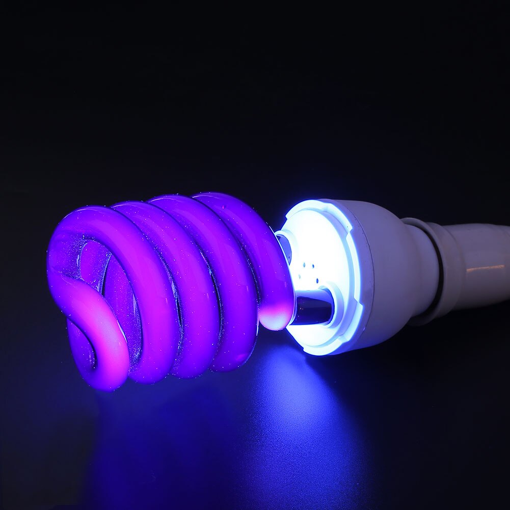 220V E27 15-40W UV Lamp UV Ultraviolet Fluorescerende CFL Gloeilamp Spiraal Enegy Besparing Zwart licht Violet Lampen Verlichting