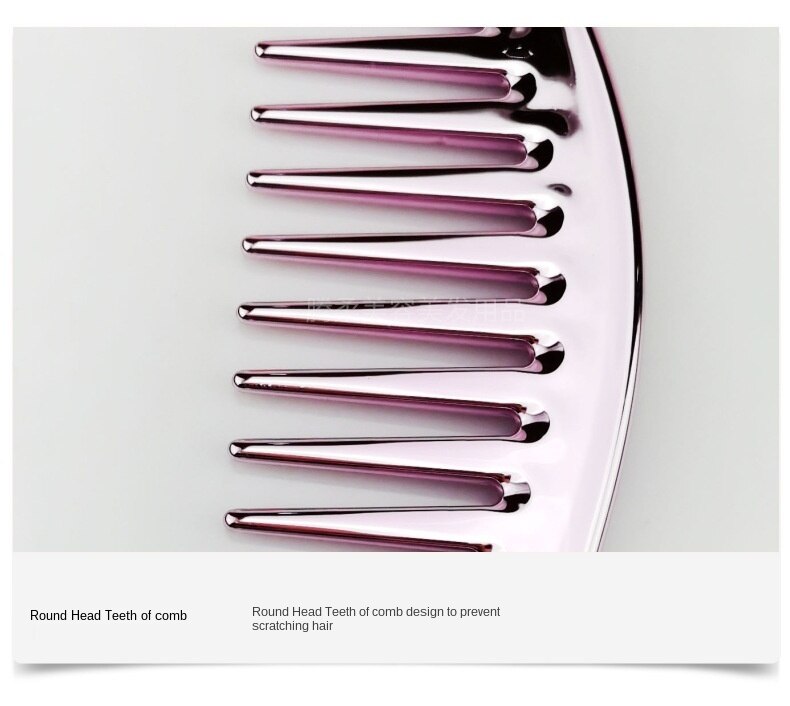 Tooth Comb Large Wide Black Plastic Pro Salon Barber Hairdressing Combs Reduce Hair Loss Hair Care Tool