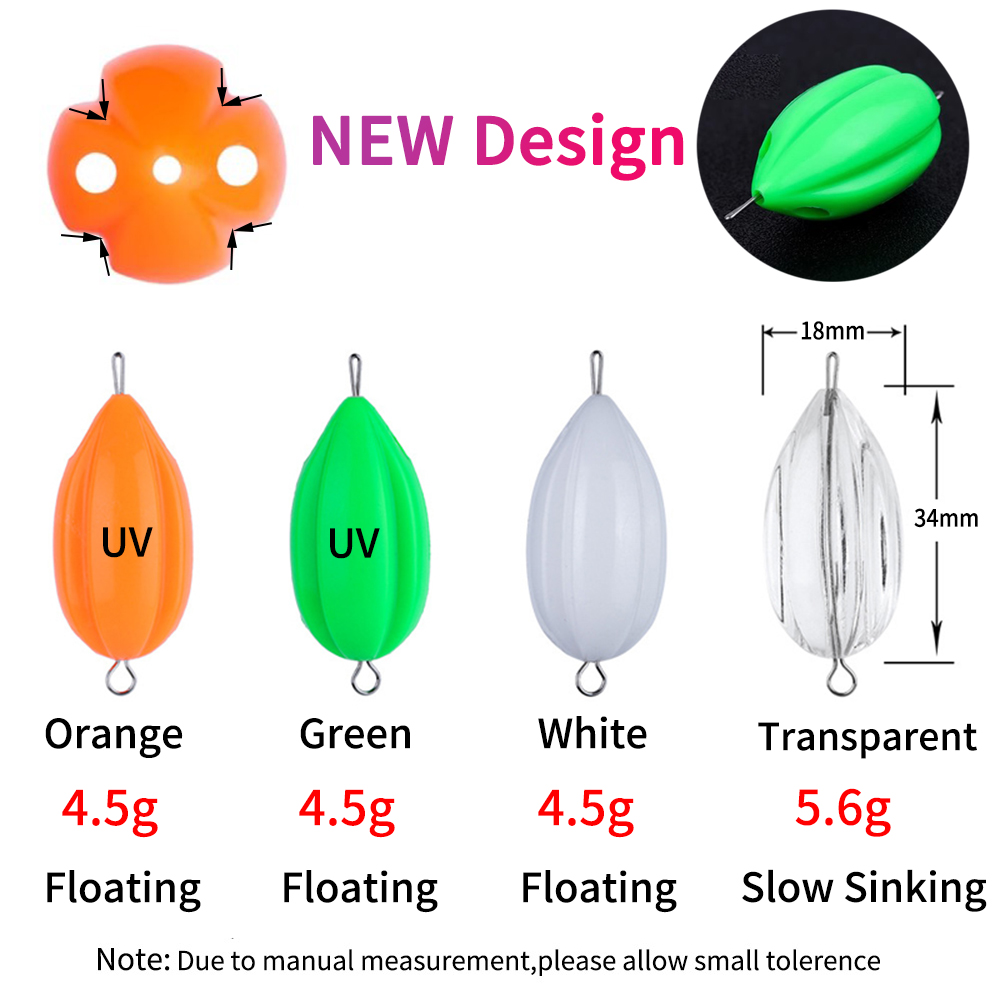 Elllv-lanzador asistido de 3 piezas, dispositivo de tiro largo flotante y hundido para señuelo de pesca, Texas Rig, accesorios de contrapeso de lentejuelas