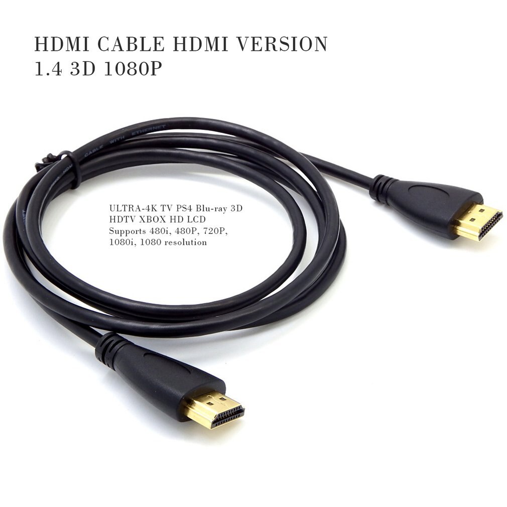 HDMI KABEL Für BLURAY 3D DVD Für PS3 HDTV XBOX LCD HD TV 1080P Vergoldete Stecker 3D 1080P Männlichen zu Männlichen