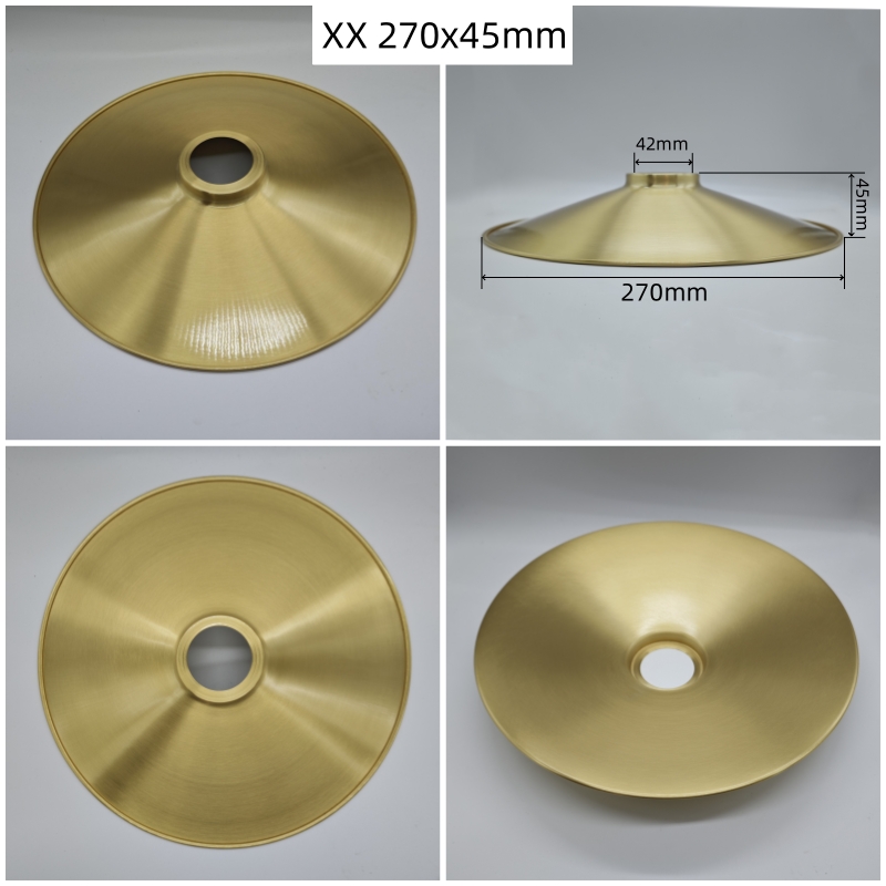 Messing Lampenkap Minimalistische Industriële Stijl Japanse Bureaulamp Vloerlamp Wandlamp Hal Diy Verlichtingsaccessoires: Oranje