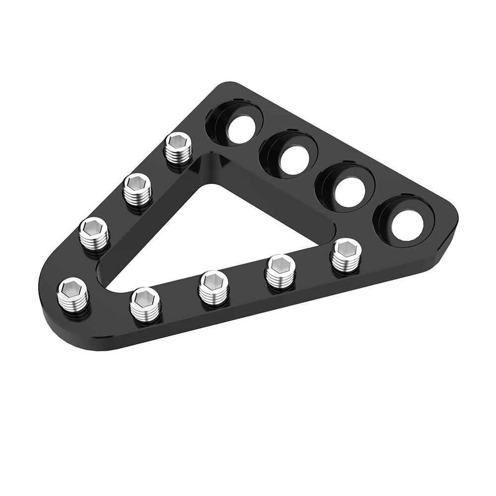 Brake Pedal Tip Pads Adjustable For KTM 250 350 450 500 SXF Factory Edition XCF SX XC EXCF EXC XCW TPI - Motorcycle: black