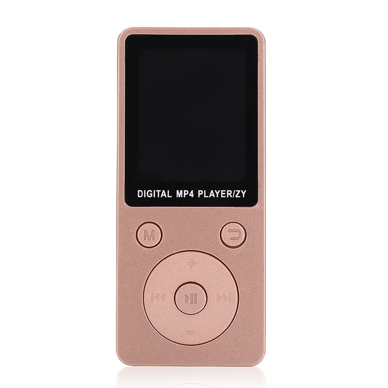 MP4 Music Player Portable HD Screen Support 32GB TF Card Recording Radio @M23: Gold