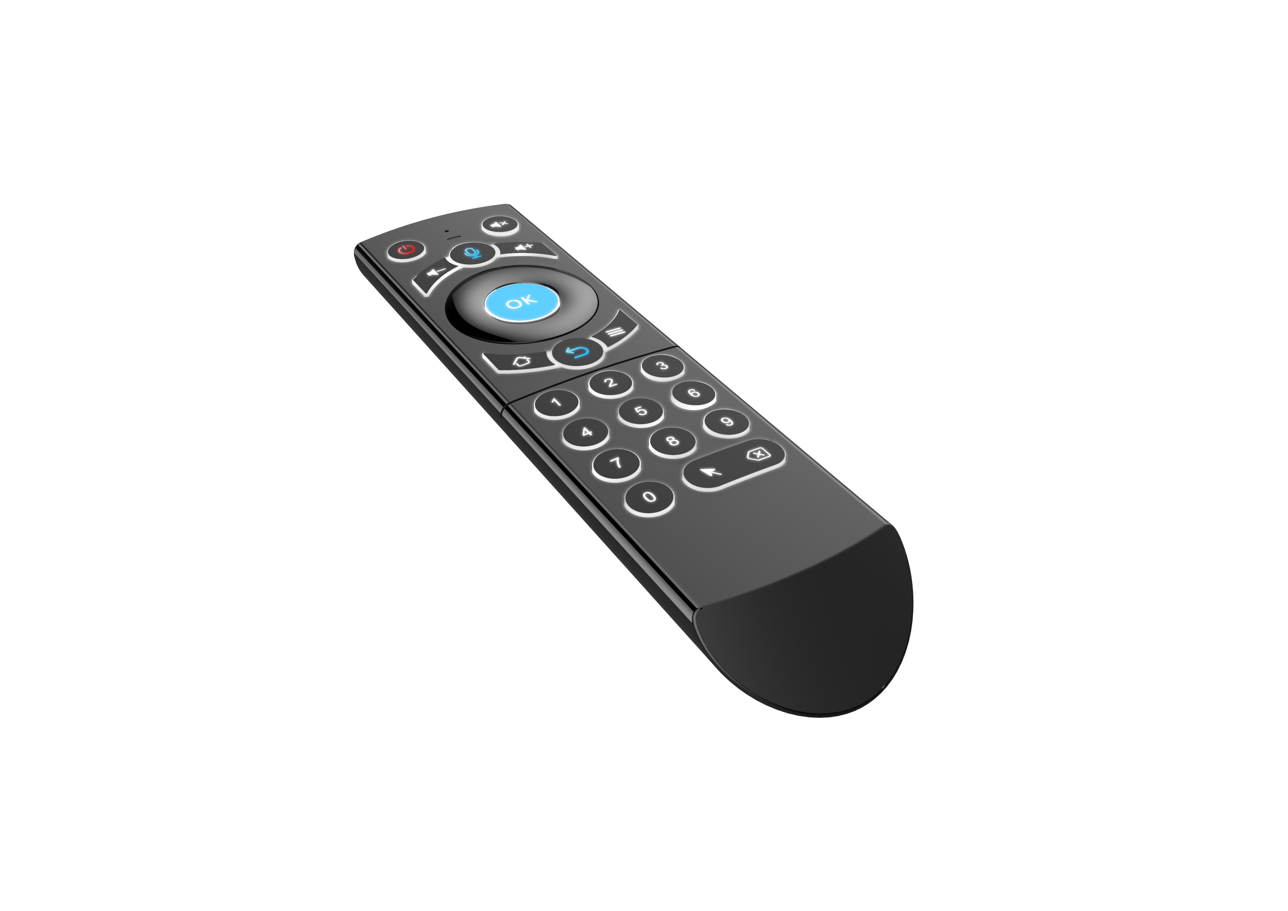 Q7 Backlit Gyro Wireless Air Mouse 2.4G Smart Voice Remote Control IR Learning for Ugoos X3pro plus Android TV Box vs G21Pro