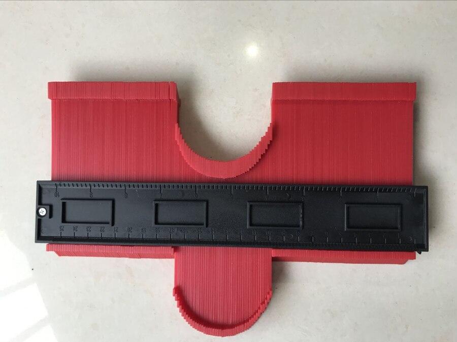 Contour Copy Gauge Contour With Lock 5/10inch Gauge Duplicator Contour Scale Template Wood Marking Tools Tiling Measuring Ruler