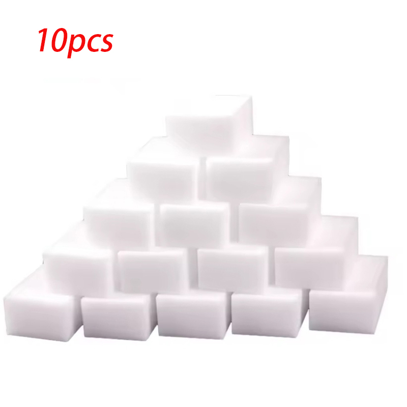 2/10/15/20 Stück magischer Schwammreiniger, Nano-Melamin-Schaum-Radiergummi für Küche, Badezimmer, Auto, keine Kratzer, hartnäckige Flecken, 100 x 60 x 20 mm: WHITE