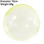 Bubble Ball Inflatable Fun Ball Kids Toys Tear-Resistant Super Bubble Ball Balloons Outdoor Balls Durable Children Toys: Yellow-70cm